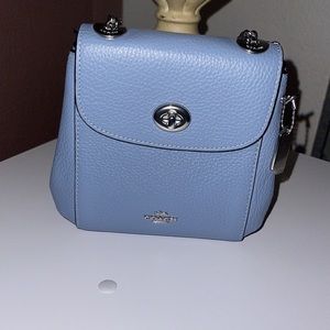Coach Mini Pebble Convertable Backpack